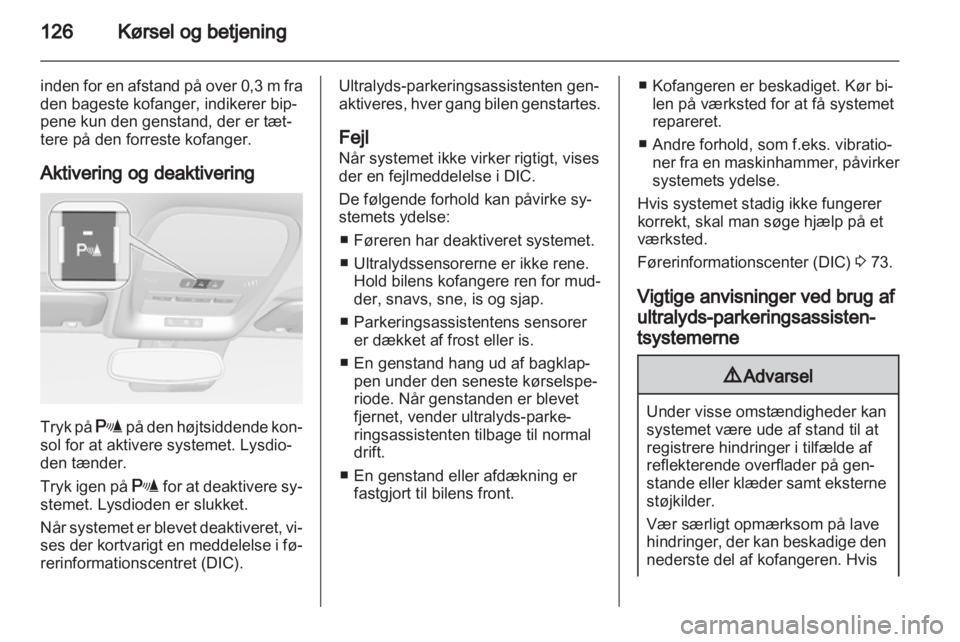 OPEL AMPERA 2013  Instruktionsbog (in Danish) 