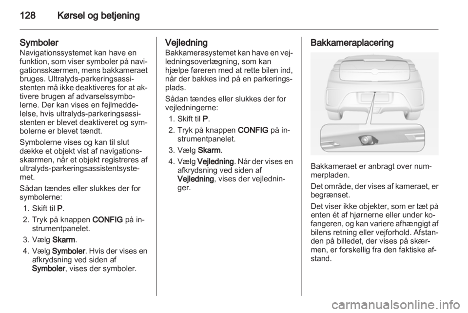 OPEL AMPERA 2013  Instruktionsbog (in Danish) 