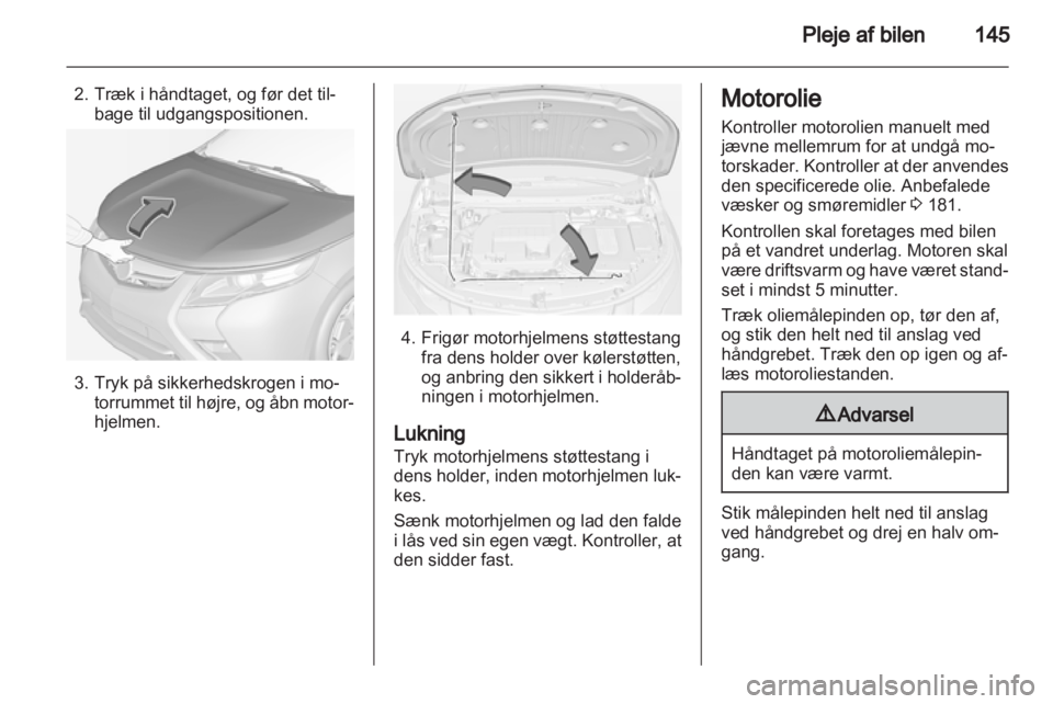 OPEL AMPERA 2013  Instruktionsbog (in Danish) 