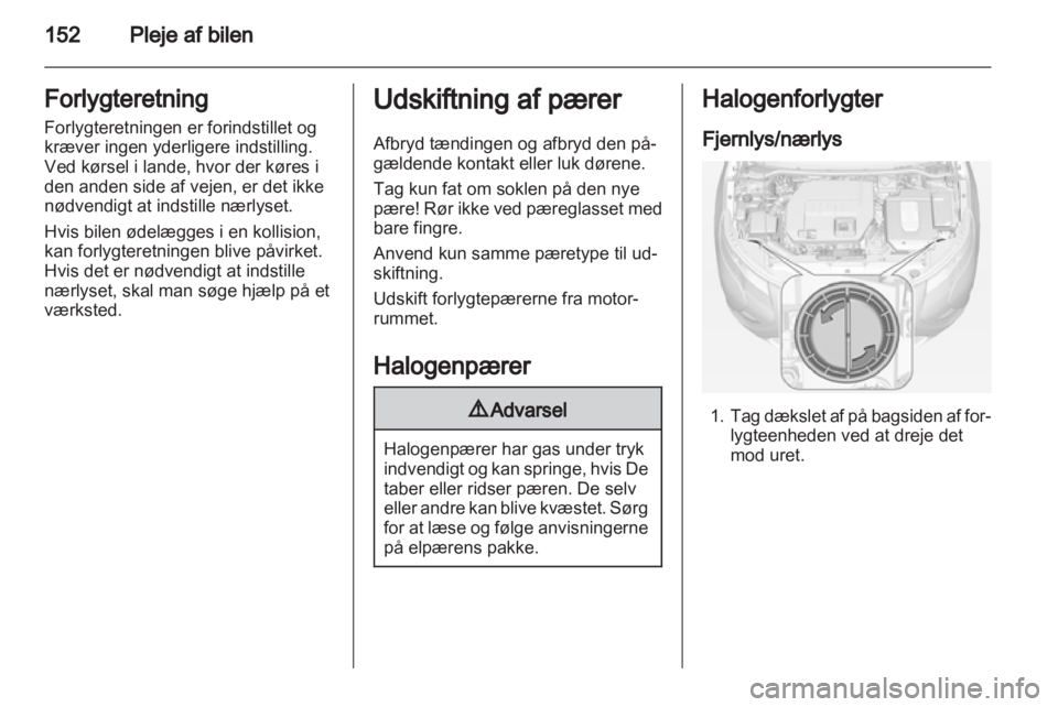 OPEL AMPERA 2013  Instruktionsbog (in Danish) 