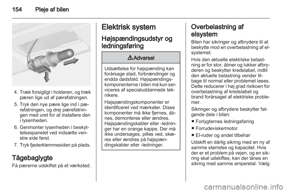 OPEL AMPERA 2013  Instruktionsbog (in Danish) 