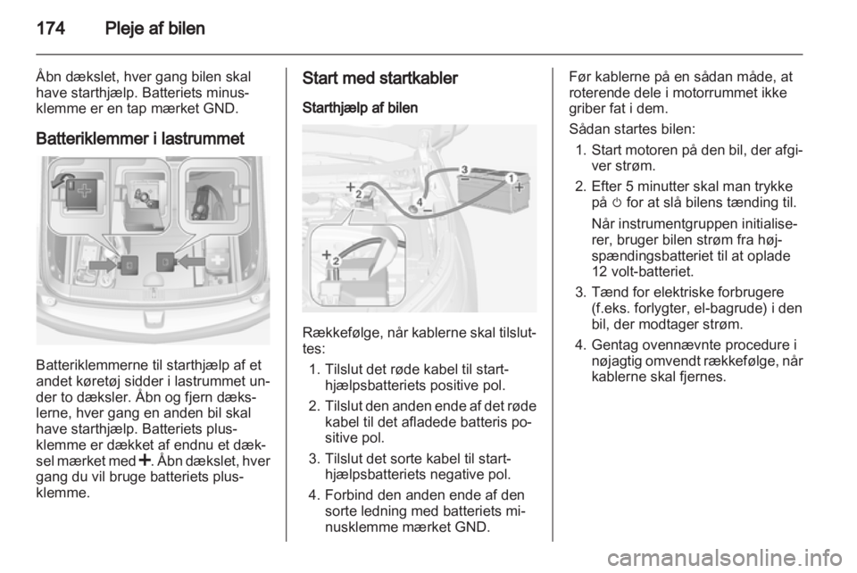 OPEL AMPERA 2013  Instruktionsbog (in Danish) 
