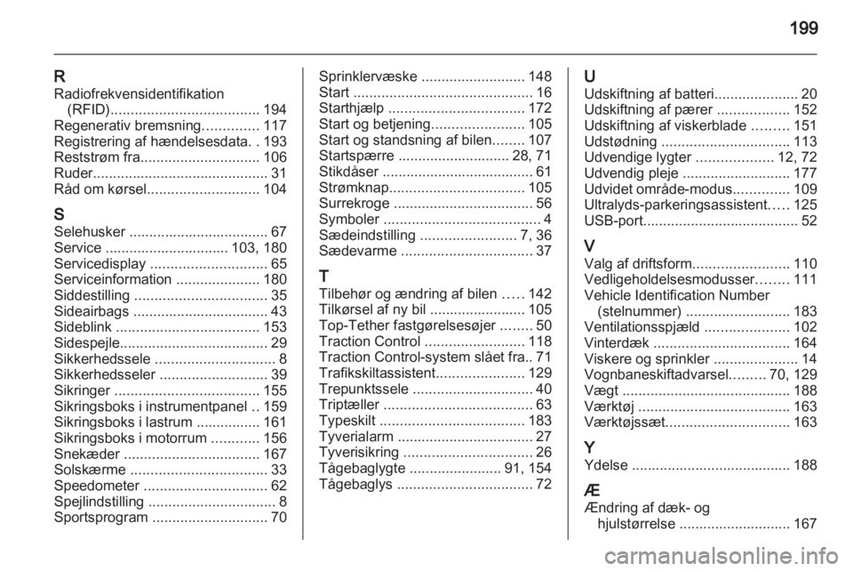 OPEL AMPERA 2013  Instruktionsbog (in Danish) 