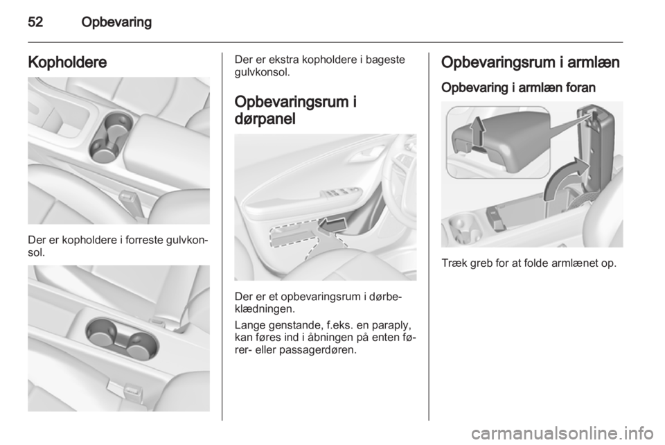 OPEL AMPERA 2013  Instruktionsbog (in Danish) 