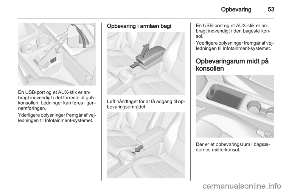 OPEL AMPERA 2013  Instruktionsbog (in Danish) 