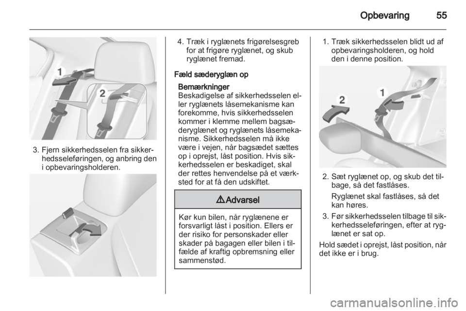 OPEL AMPERA 2013  Instruktionsbog (in Danish) 