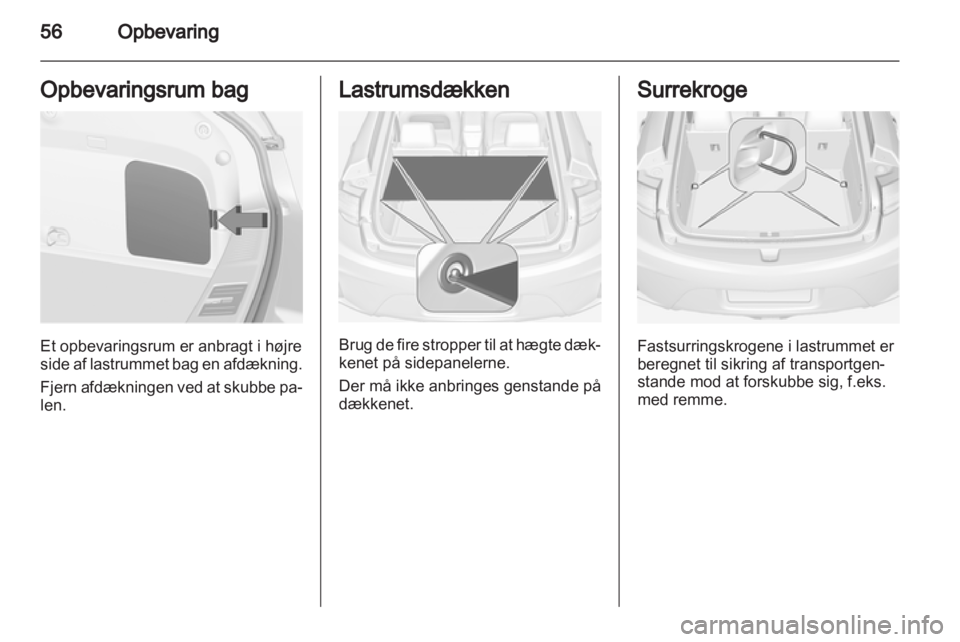 OPEL AMPERA 2013  Instruktionsbog (in Danish) 