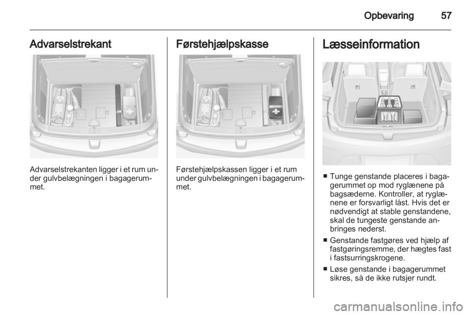 OPEL AMPERA 2013  Instruktionsbog (in Danish) 