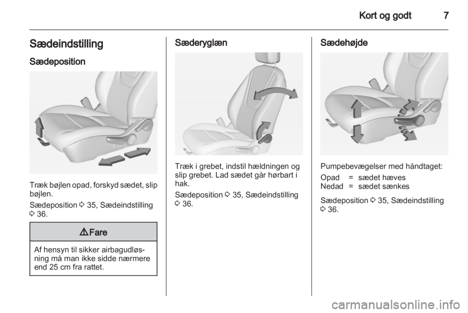 OPEL AMPERA 2013  Instruktionsbog (in Danish) 