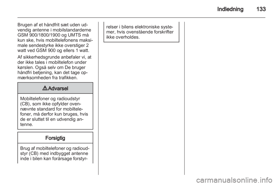 OPEL ANTARA 2012  Instruktionsbog til Infotainment (in Danish) 