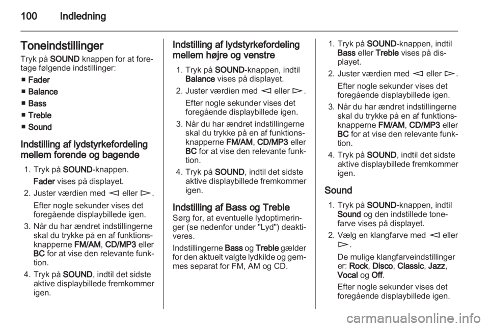 OPEL ANTARA 2012  Instruktionsbog til Infotainment (in Danish) 