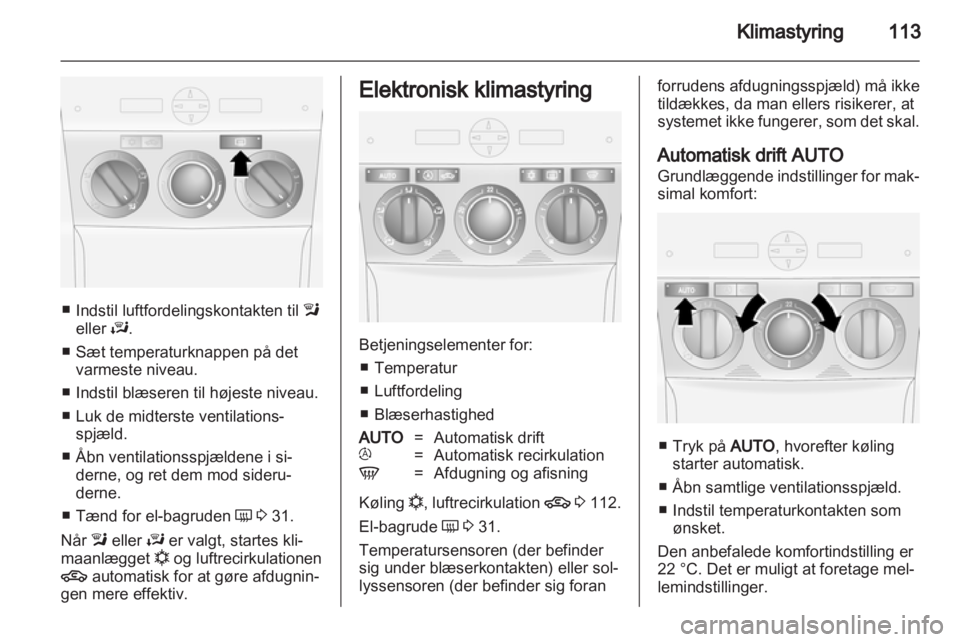 OPEL ANTARA 2012.5  Instruktionsbog (in Danish) 