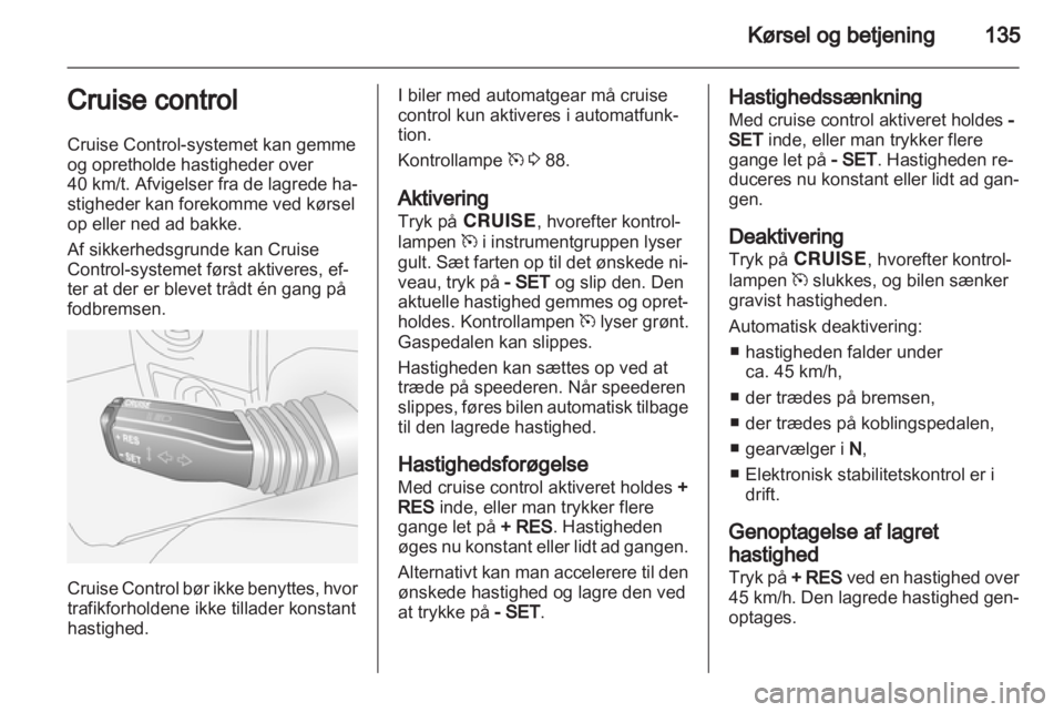 OPEL ANTARA 2012.5  Instruktionsbog (in Danish) 