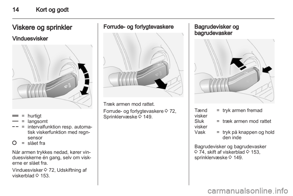OPEL ANTARA 2012.5  Instruktionsbog (in Danish) 