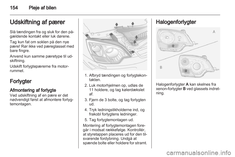 OPEL ANTARA 2012.5  Instruktionsbog (in Danish) 