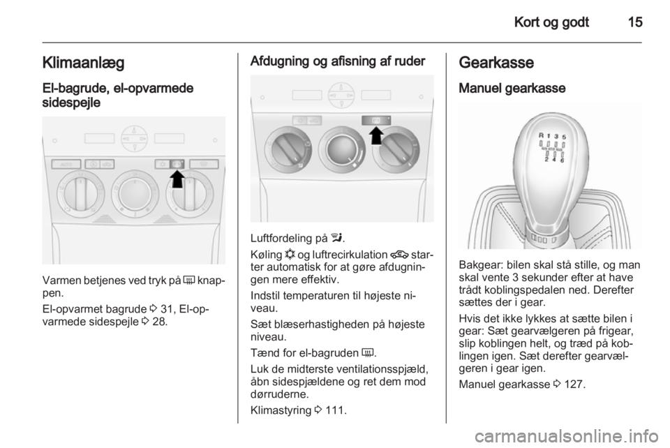 OPEL ANTARA 2012.5  Instruktionsbog (in Danish) 