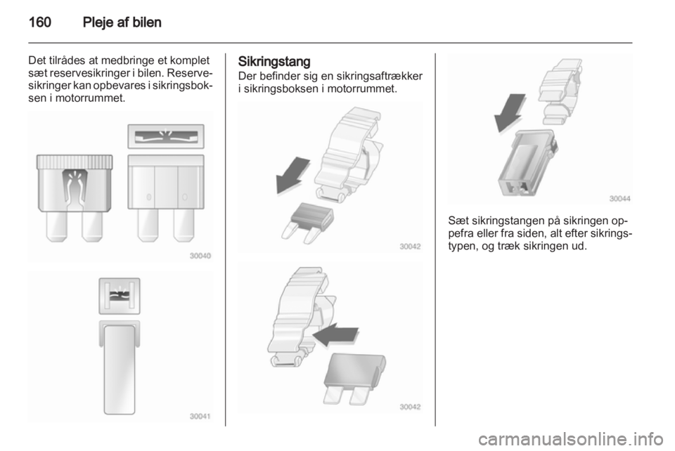 OPEL ANTARA 2012.5  Instruktionsbog (in Danish) 