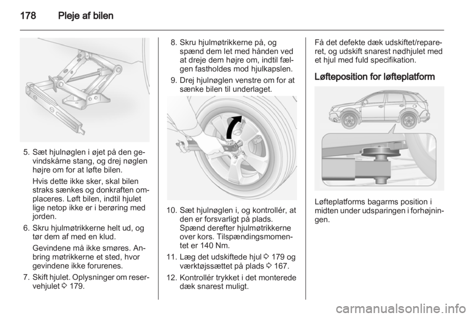 OPEL ANTARA 2012.5  Instruktionsbog (in Danish) 