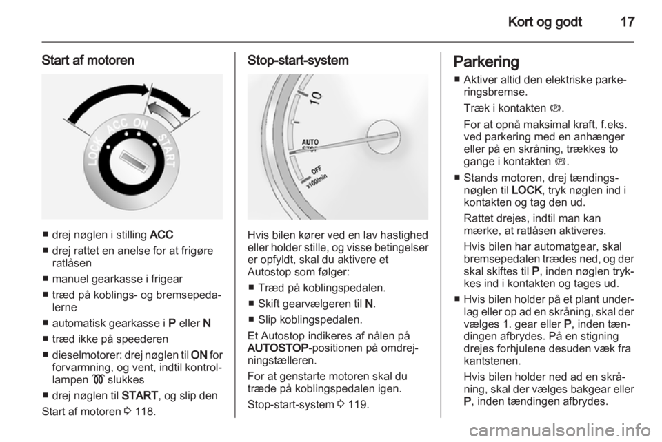OPEL ANTARA 2012.5  Instruktionsbog (in Danish) 