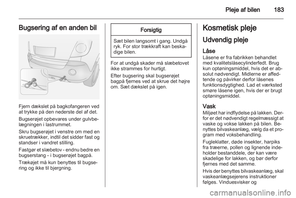 OPEL ANTARA 2012.5  Instruktionsbog (in Danish) 