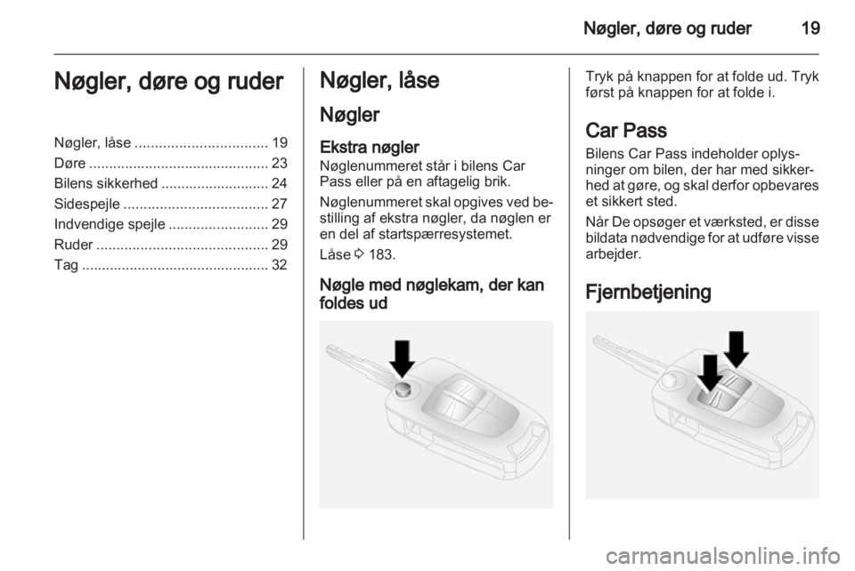 OPEL ANTARA 2012.5  Instruktionsbog (in Danish) 
