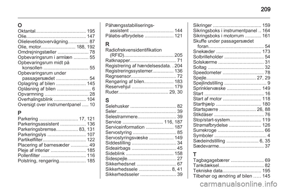 OPEL ANTARA 2012.5  Instruktionsbog (in Danish) 