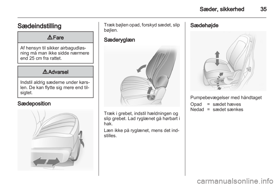 OPEL ANTARA 2012.5  Instruktionsbog (in Danish) 