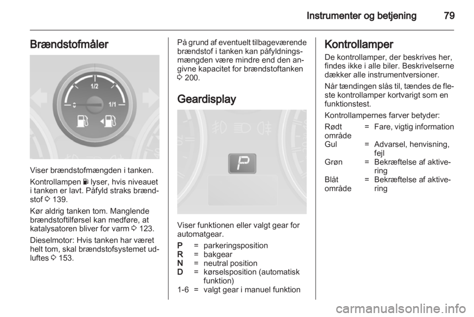 OPEL ANTARA 2012.5  Instruktionsbog (in Danish) 