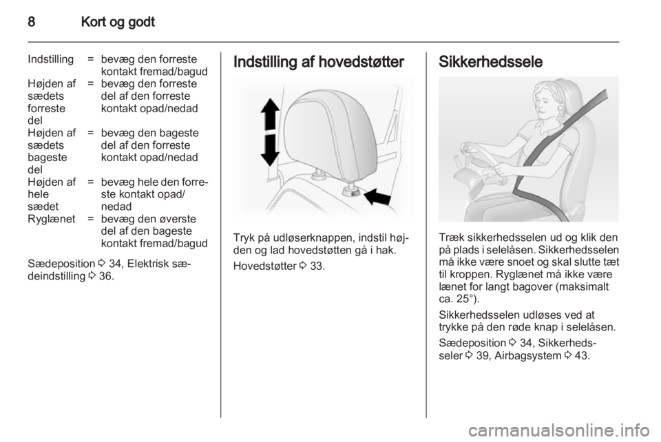 OPEL ANTARA 2012.5  Instruktionsbog (in Danish) 
