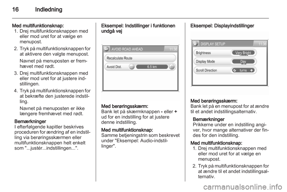 OPEL ANTARA 2013  Instruktionsbog til Infotainment (in Danish) 