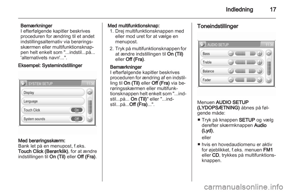 OPEL ANTARA 2013  Instruktionsbog til Infotainment (in Danish) 
