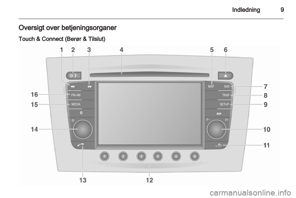 OPEL ANTARA 2013  Instruktionsbog til Infotainment (in Danish) 