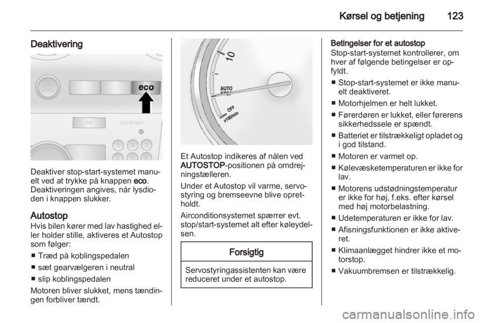 OPEL ANTARA 2013.5  Instruktionsbog (in Danish) 