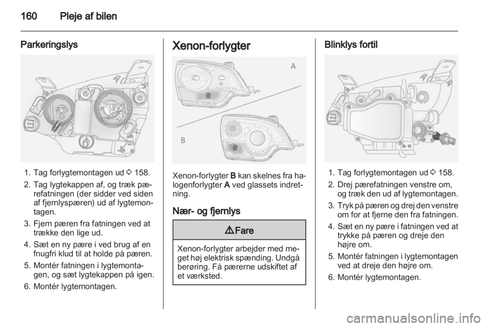 OPEL ANTARA 2013.5  Instruktionsbog (in Danish) 