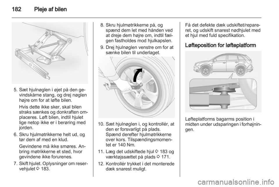 OPEL ANTARA 2013.5  Instruktionsbog (in Danish) 