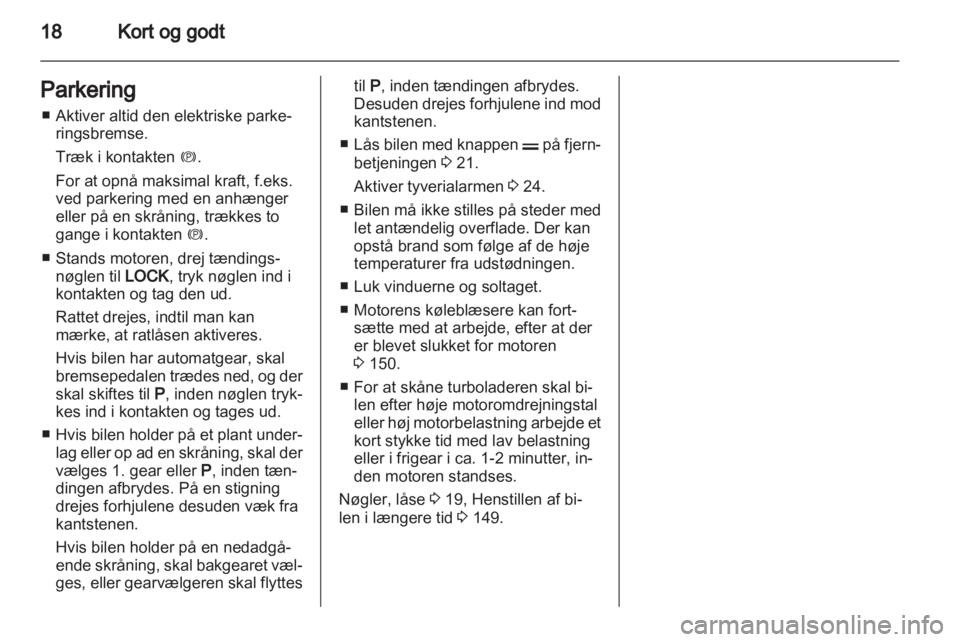 OPEL ANTARA 2013.5  Instruktionsbog (in Danish) 