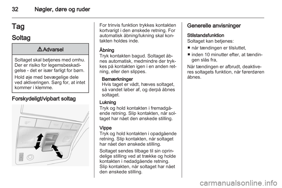OPEL ANTARA 2013.5  Instruktionsbog (in Danish) 