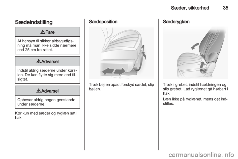 OPEL ANTARA 2013.5  Instruktionsbog (in Danish) 