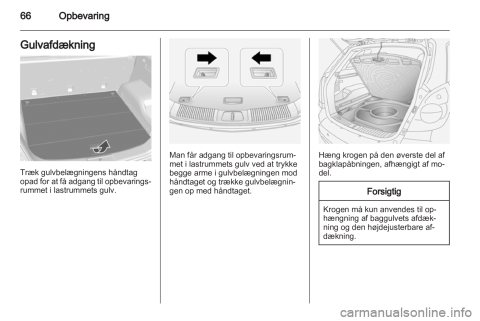 OPEL ANTARA 2013.5  Instruktionsbog (in Danish) 