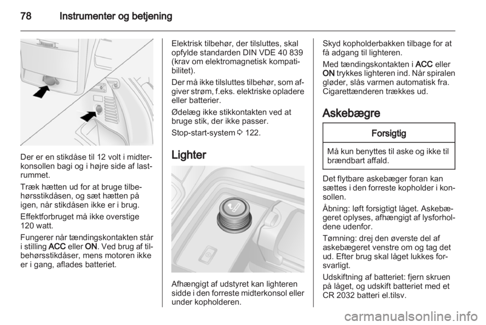 OPEL ANTARA 2013.5  Instruktionsbog (in Danish) 