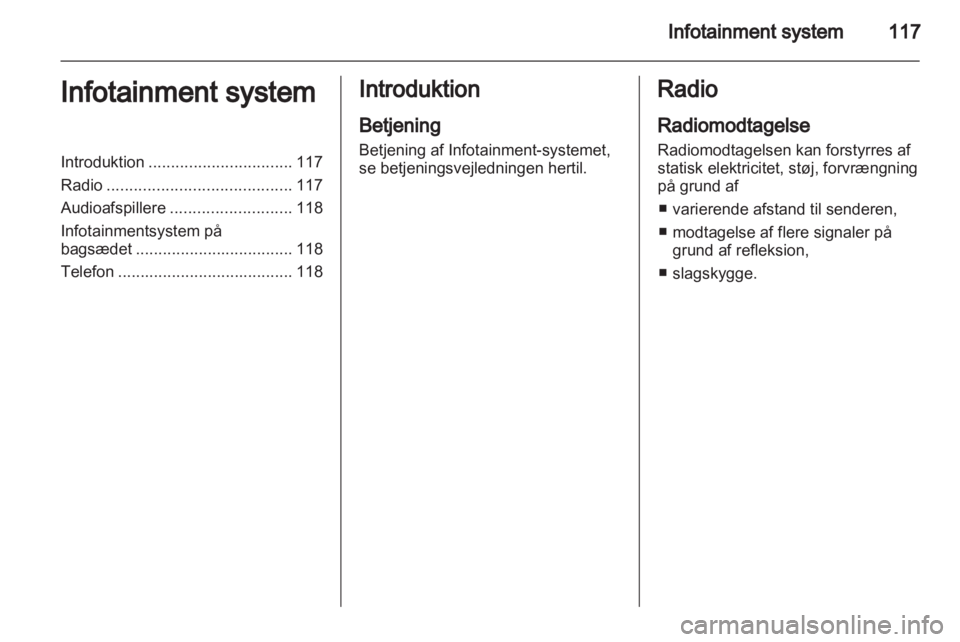 OPEL ASTRA H 2010.5  Instruktionsbog (in Danish) 