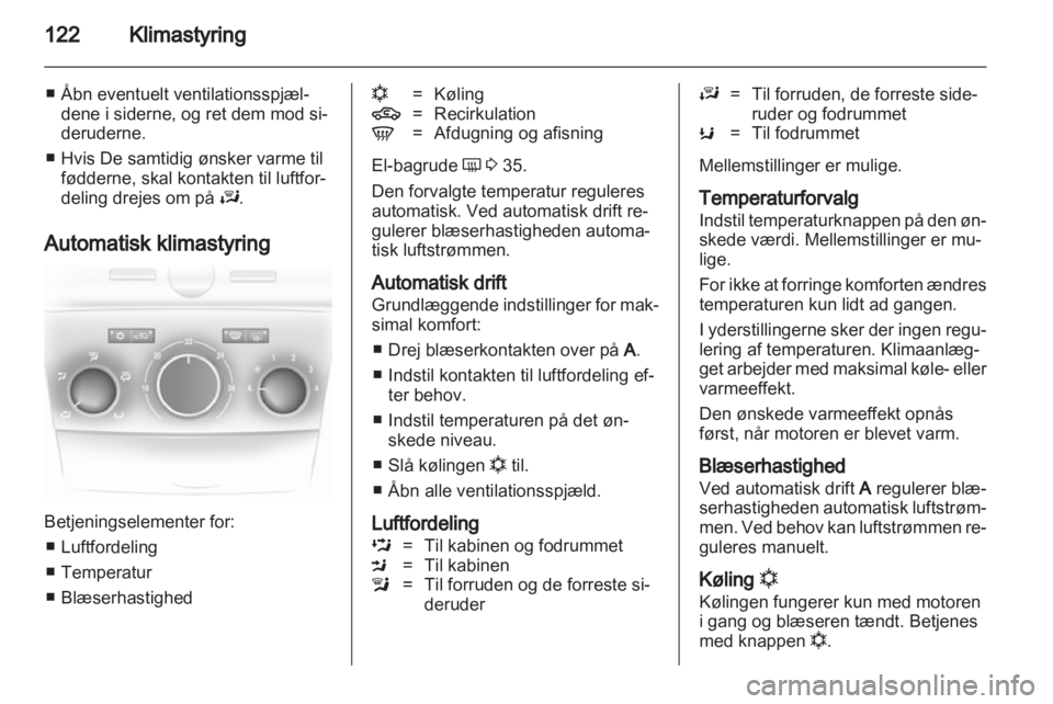 OPEL ASTRA H 2010.5  Instruktionsbog (in Danish) 