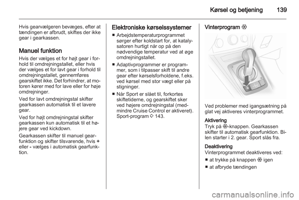 OPEL ASTRA H 2010.5  Instruktionsbog (in Danish) 