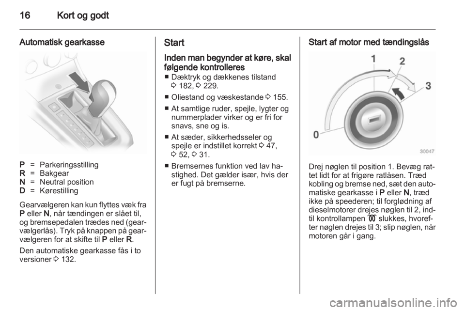 OPEL ASTRA H 2010.5  Instruktionsbog (in Danish) 