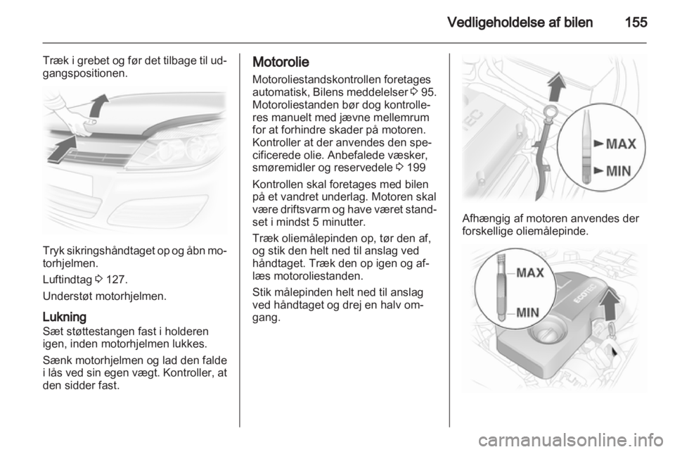 OPEL ASTRA H 2010.5  Instruktionsbog (in Danish) 