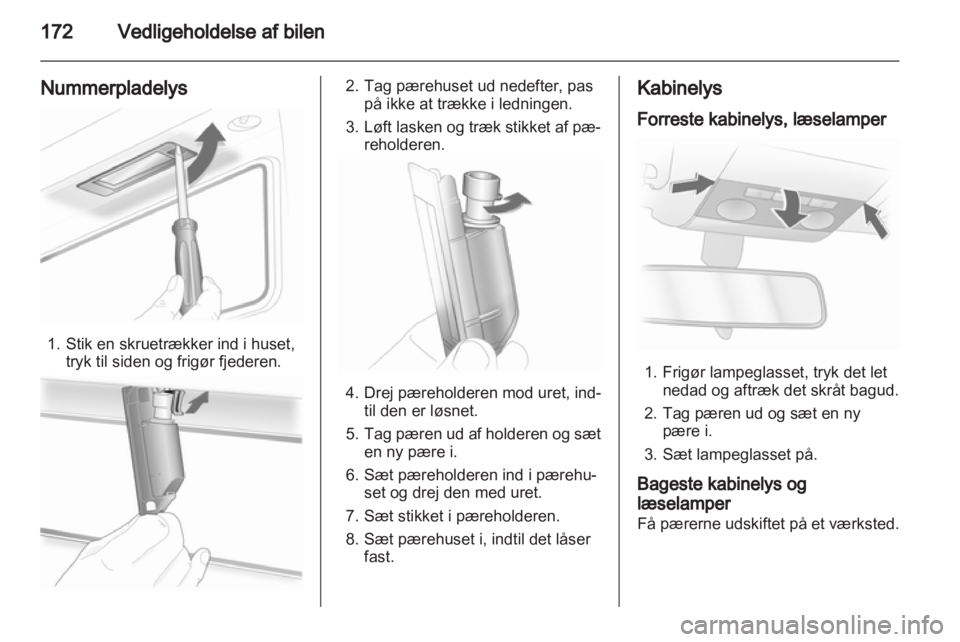 OPEL ASTRA H 2010.5  Instruktionsbog (in Danish) 