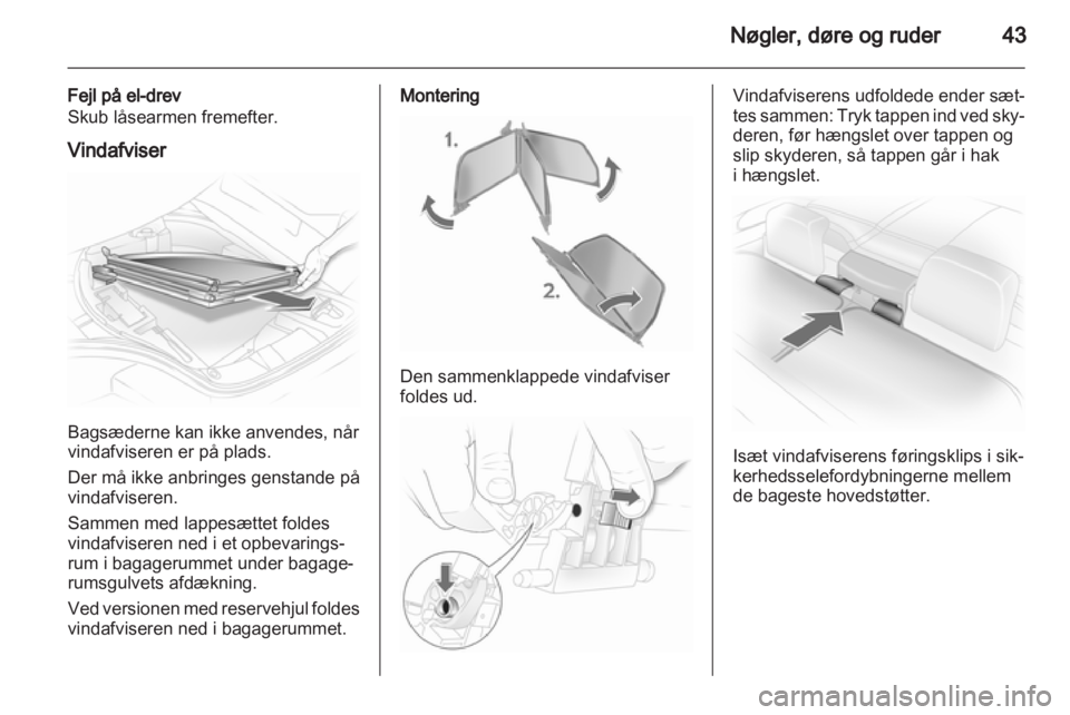 OPEL ASTRA H 2010.5  Instruktionsbog (in Danish) 