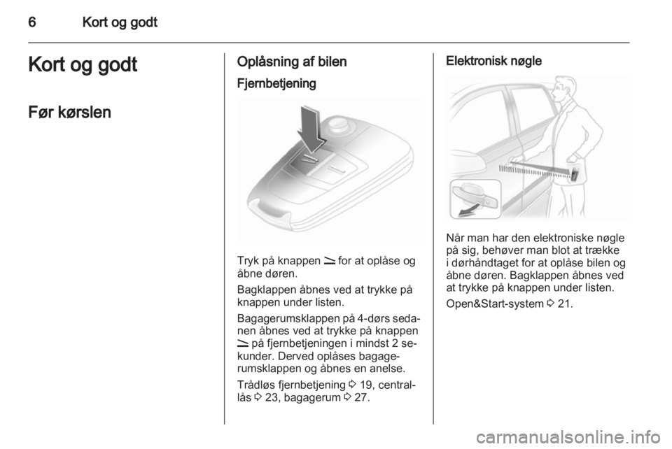 OPEL ASTRA H 2010.5  Instruktionsbog (in Danish) 