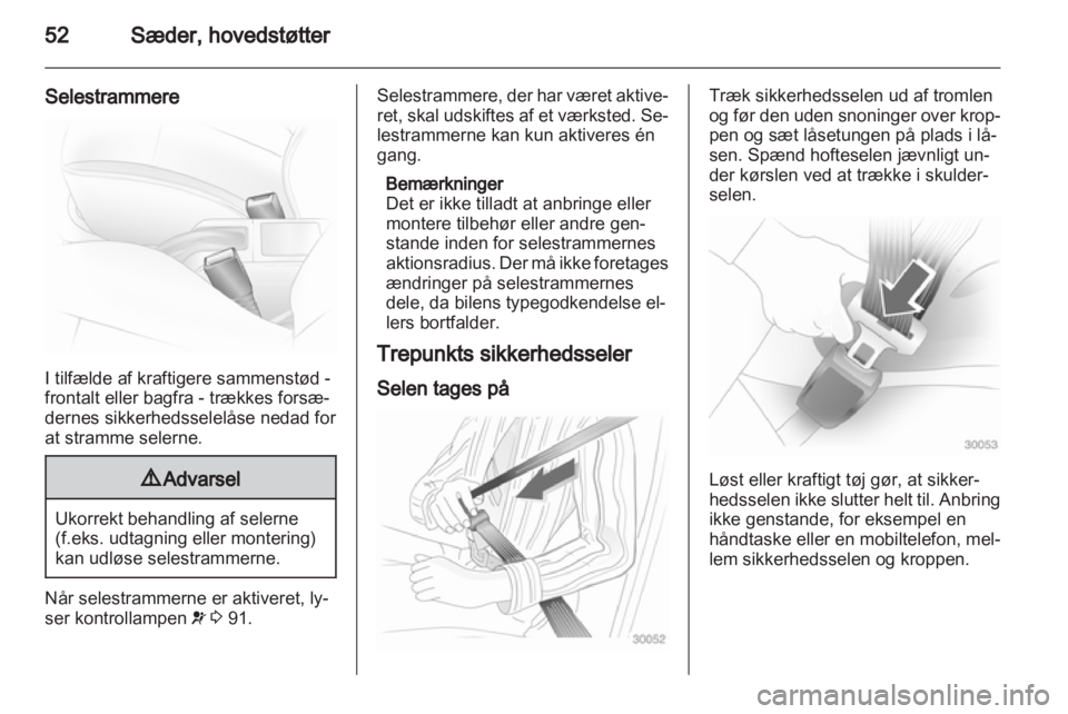 OPEL ASTRA H 2010.5  Instruktionsbog (in Danish) 