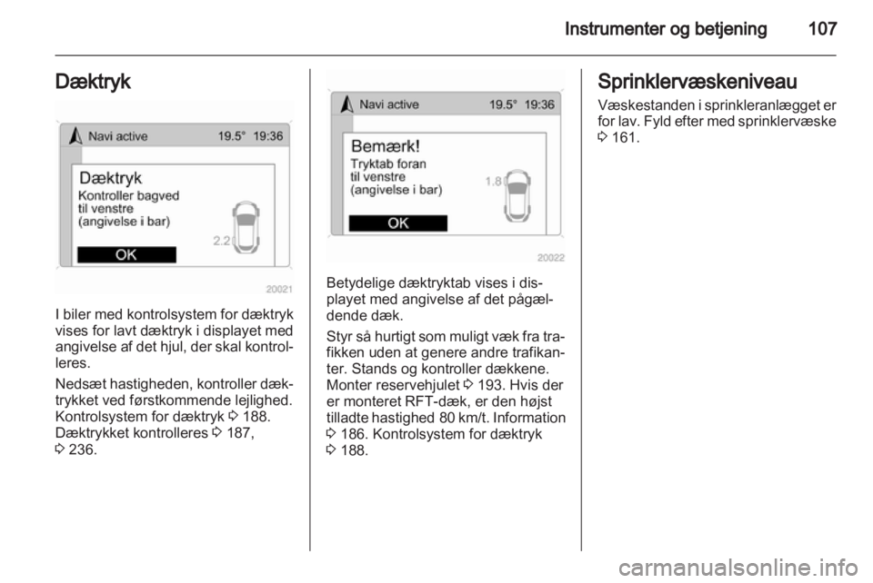 OPEL ASTRA H 2011  Instruktionsbog (in Danish) 